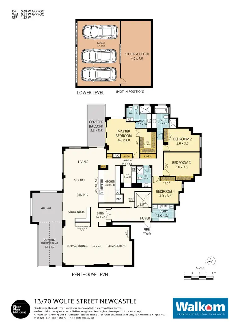 Floorplan of Homely apartment listing, 13/70 Wolfe Street, Newcastle NSW 2300