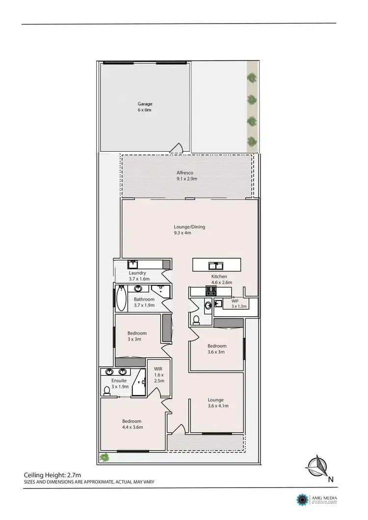 Floorplan of Homely house listing, Lot 94/87 Sixteenth Street, Mildura VIC 3500