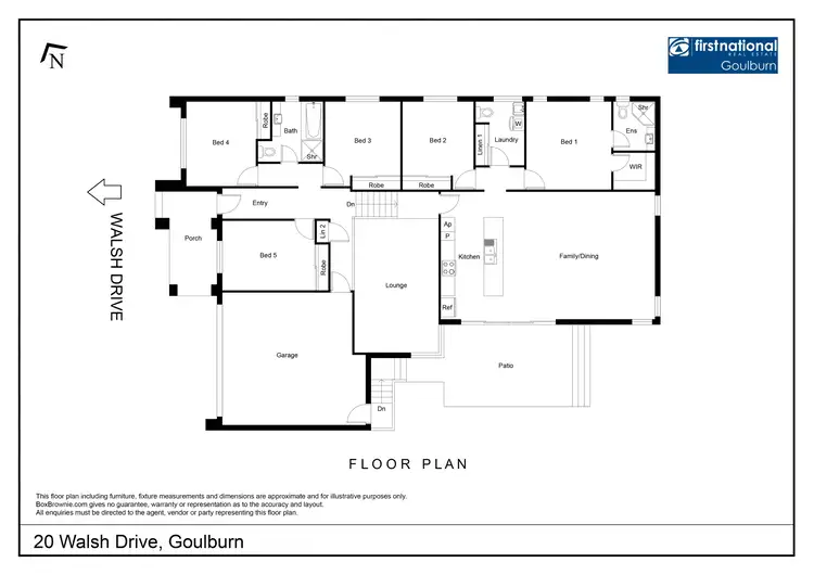 Floorplan of Homely house listing, 20 Walsh Drive, Goulburn NSW 2580