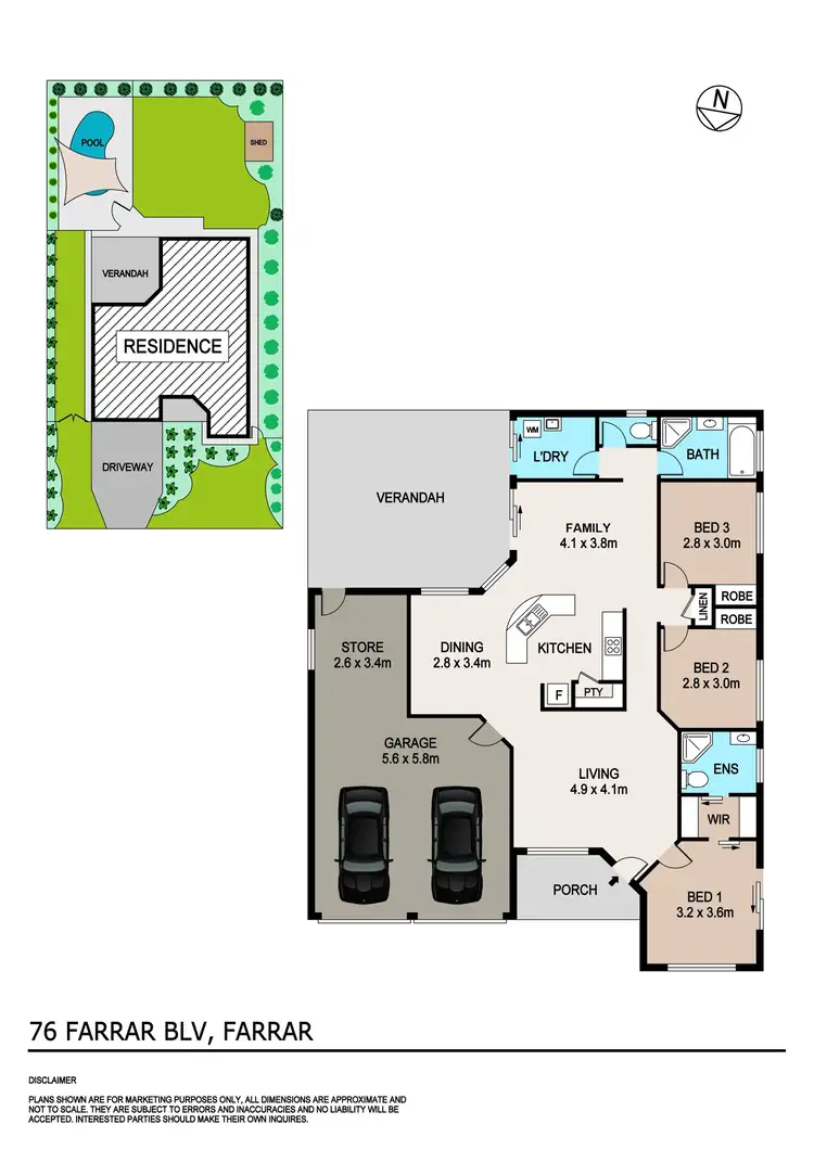 Floorplan of Homely house listing, 76 Farrar Boulevard, Farrar NT 830