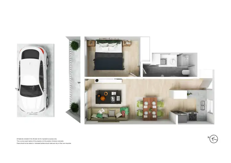 Floorplan of Homely apartment listing, 8A Napier Street, South Melbourne VIC 3205