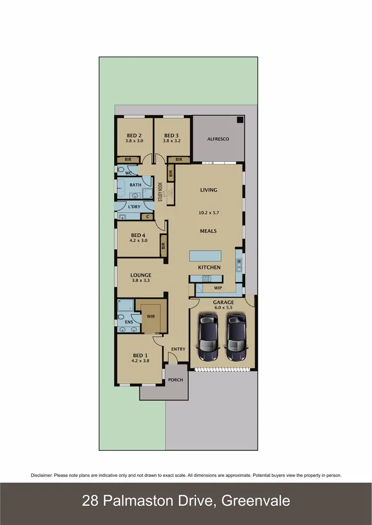 Floorplan of Homely house listing, 28 Palmaston Drive, Greenvale VIC 3059