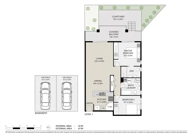 Floorplan of Homely unit listing, 2/17-19 Markeri Street, Mermaid Beach QLD 4218