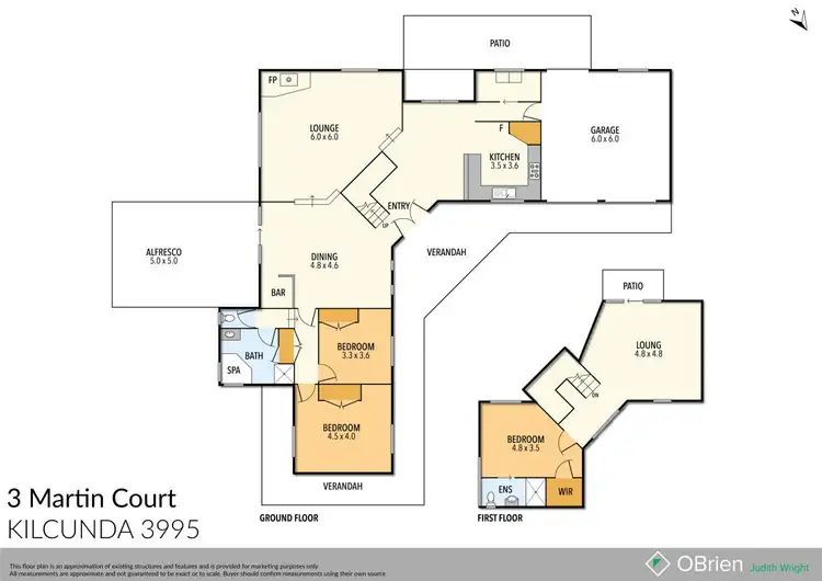 Floorplan of Homely house listing, 3 Martin Court, Kilcunda VIC 3995