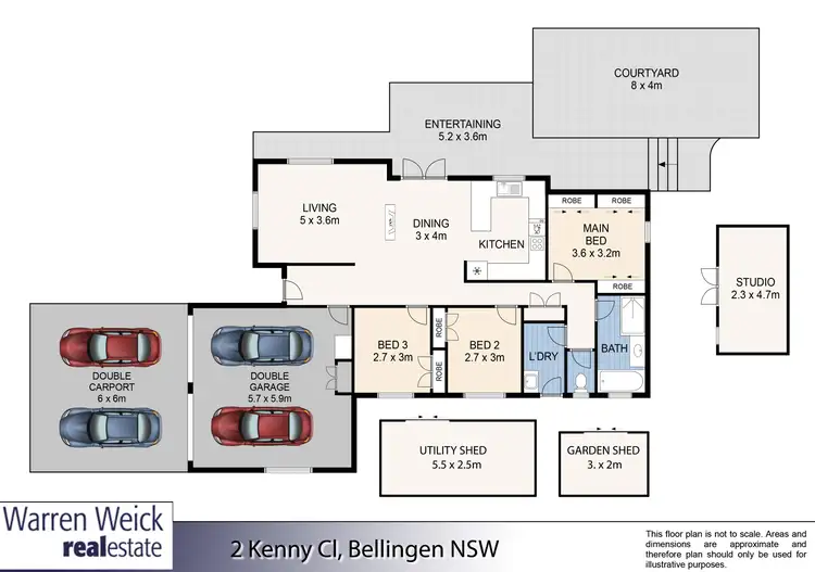 Floorplan of Homely house listing, 2 Kenny Close, Bellingen NSW 2454