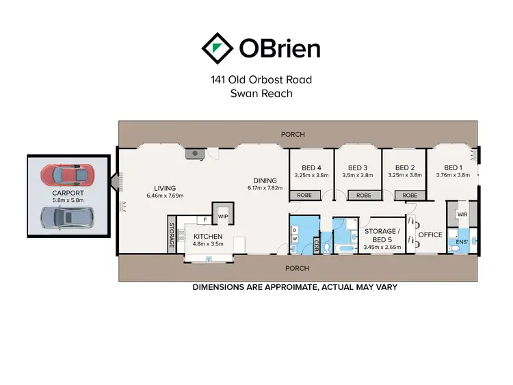 Floorplan of Homely house listing, 141 Old Orbost Road, Swan Reach VIC 3903