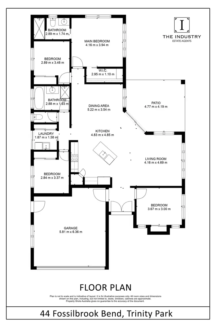 Floorplan of Homely house listing, 44 Fossilbrook Bend, Trinity Park QLD 4879