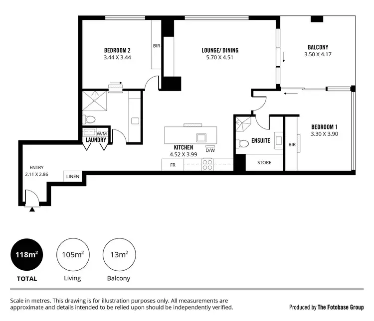 Floorplan of Homely apartment listing, 804/19 Holdfast Promenade, Glenelg SA 5045