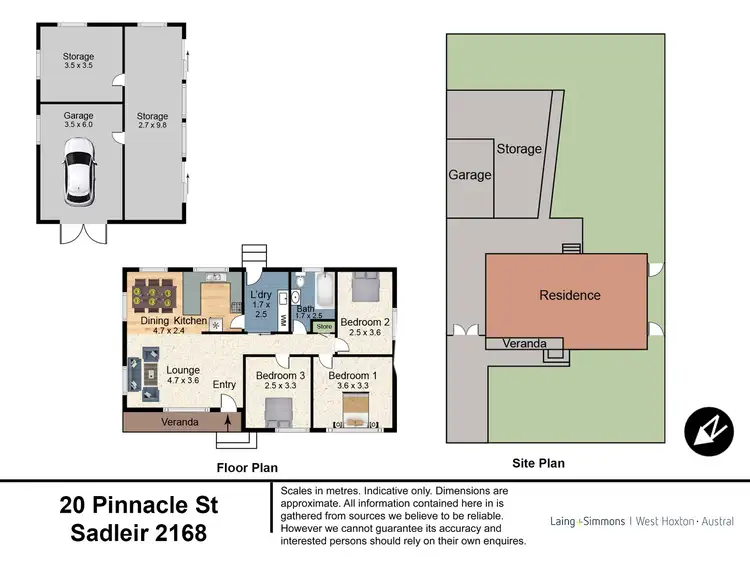 Floorplan of Homely house listing, 20 Pinnacle Street, Sadleir NSW 2168