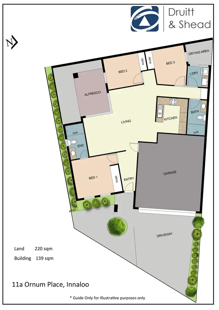 Floorplan of Homely villa listing, 11A Ornum Place, Innaloo WA 6018