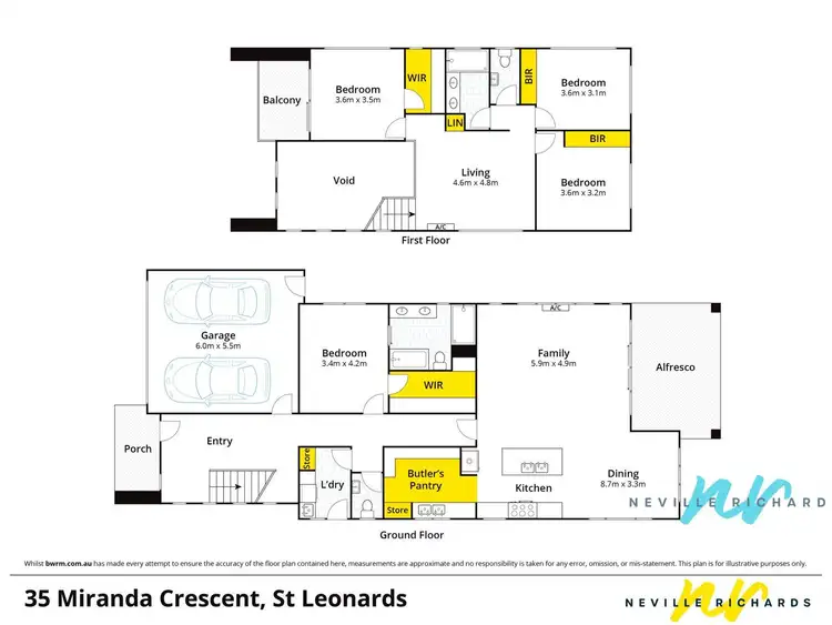 Floorplan of Homely house listing, 35 Miranda Crescent, St Leonards VIC 3223
