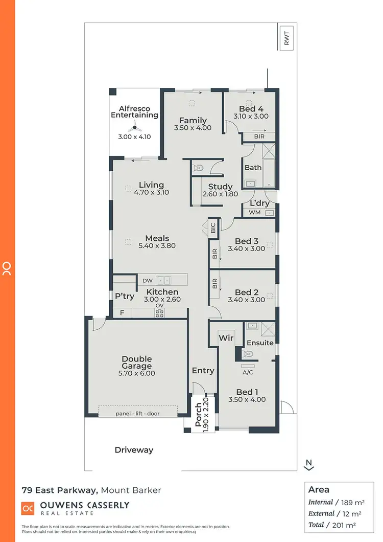Floorplan of Homely house listing, 79 East Parkway, Mount Barker SA 5251