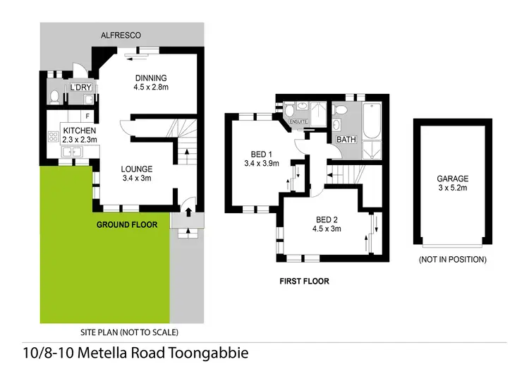 Floorplan of Homely townhouse listing, 10/8-10 Metella Road, Toongabbie NSW 2146