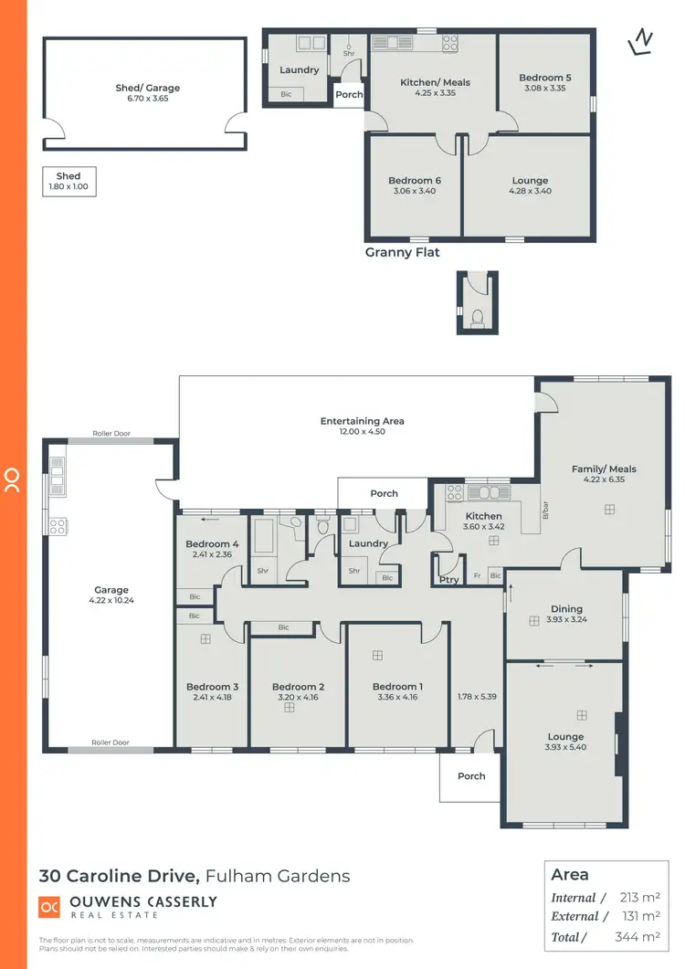 Floorplan of Homely house listing, 30 Caroline Drive, Fulham Gardens SA 5024