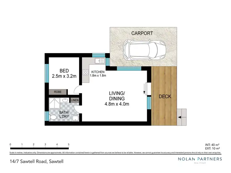 Floorplan of Homely unit listing, 14/7 Sawtell Road, Toormina NSW 2452