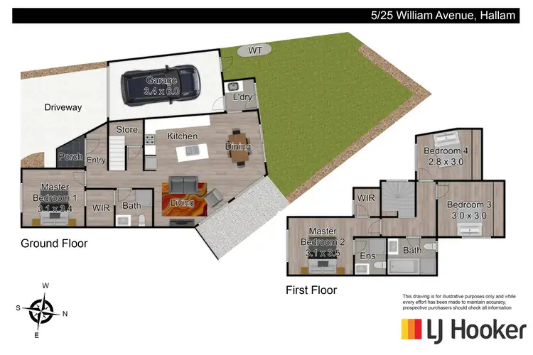 Floorplan of Homely unit listing, 5/25 William Avenue, Hallam VIC 3803