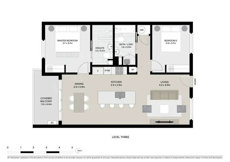 Floorplan of Homely apartment listing, 61/40 Primary School Court, Maroochydore QLD 4558
