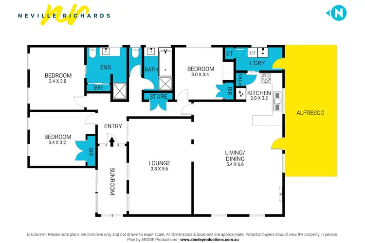 Floorplan of Homely house listing, 2 Turner Court, Portarlington VIC 3223