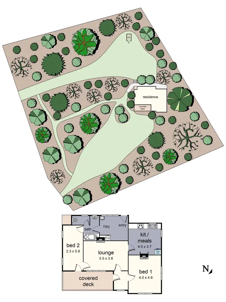 Floorplan of Homely house listing, 10 Graceburn Avenue, Healesville VIC 3777