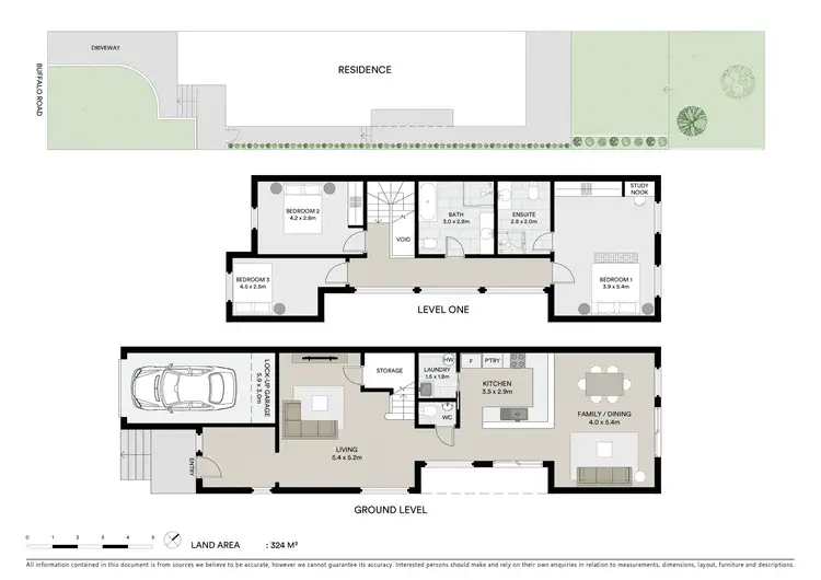 Floorplan of Homely semi-detached listing, 85 Buffalo Road, Ryde NSW 2112