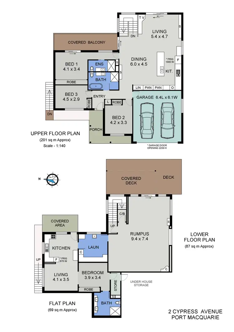 Floorplan of Homely house listing, 2 Cypress Avenue, Port Macquarie NSW 2444