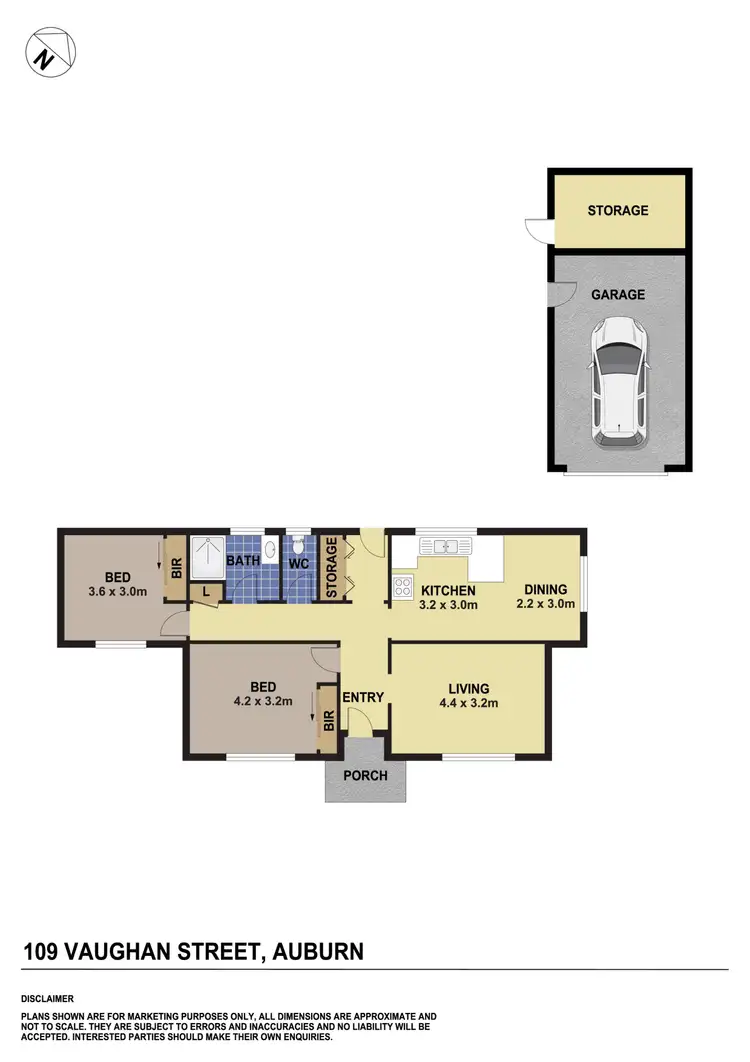 Floorplan of Homely house listing, 109 Vaughan Street, Auburn NSW 2144