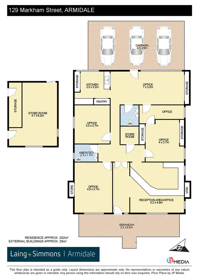 Floorplan of Homely house listing, 129 Markham Street, Armidale NSW 2350