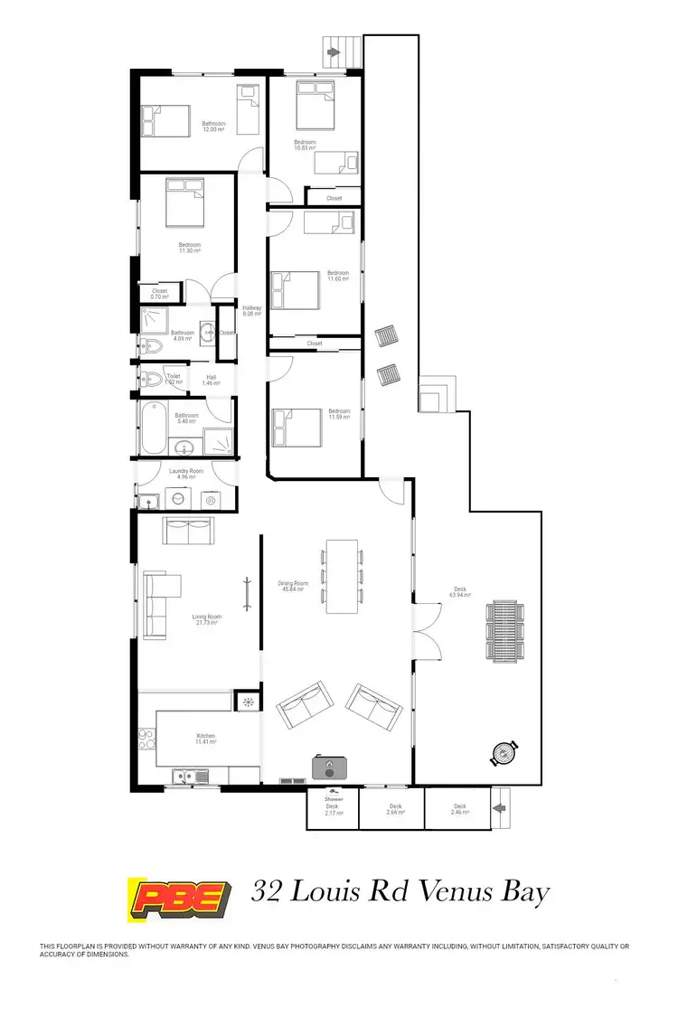 Floorplan of Homely house listing, 32 Louis Road, Venus Bay VIC 3956