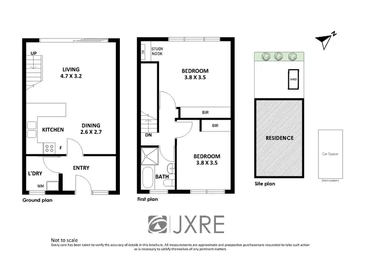 Floorplan of Homely townhouse listing, 17/527 Princes Highway, Noble Park VIC 3174