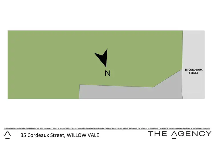 Floorplan of Homely land listing, 35 Cordeaux Street, Willow Vale NSW 2575