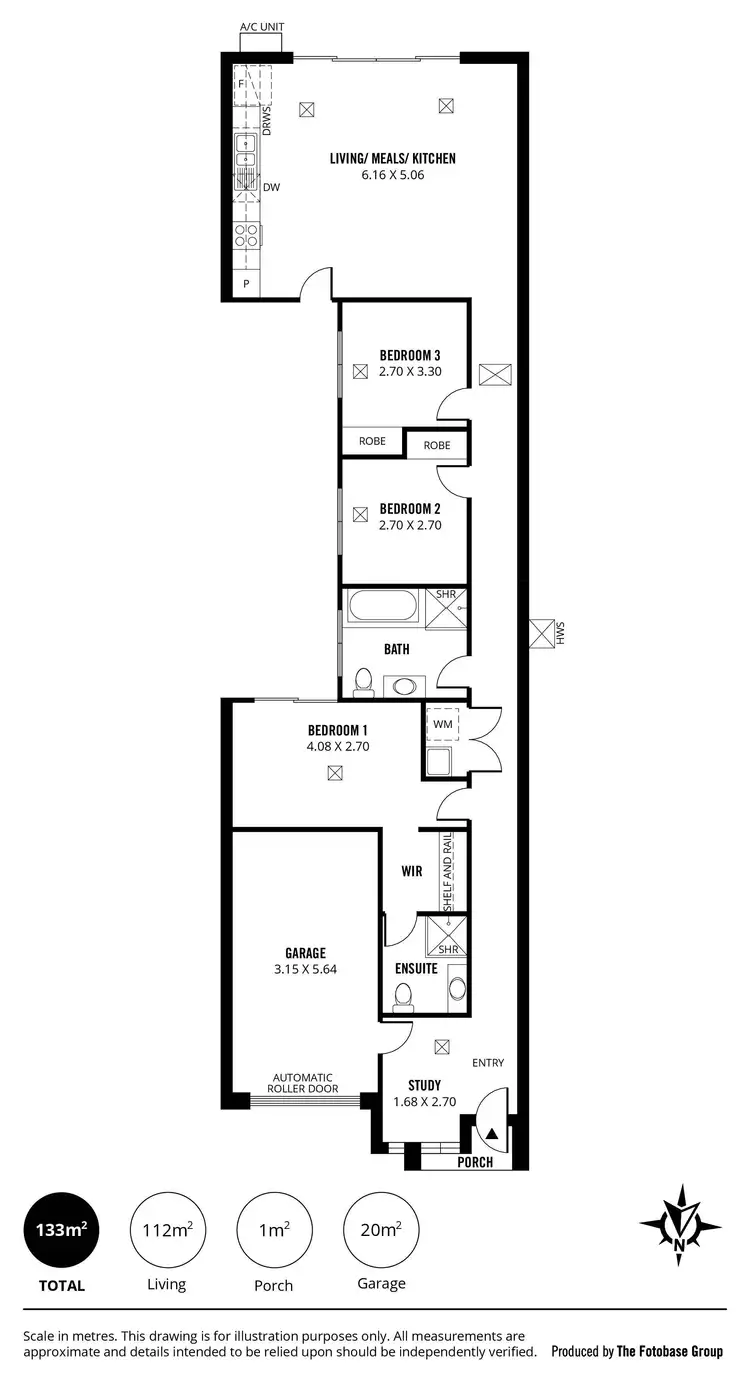 Floorplan of Homely house listing, 8 Bradford Court, Enfield SA 5085