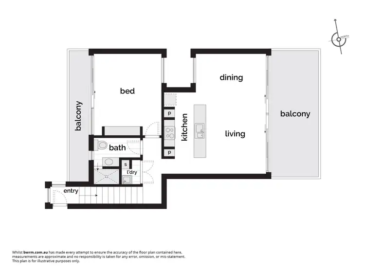 Floorplan of Homely apartment listing, 18/31 Eastlake Parade, Kingston ACT 2604