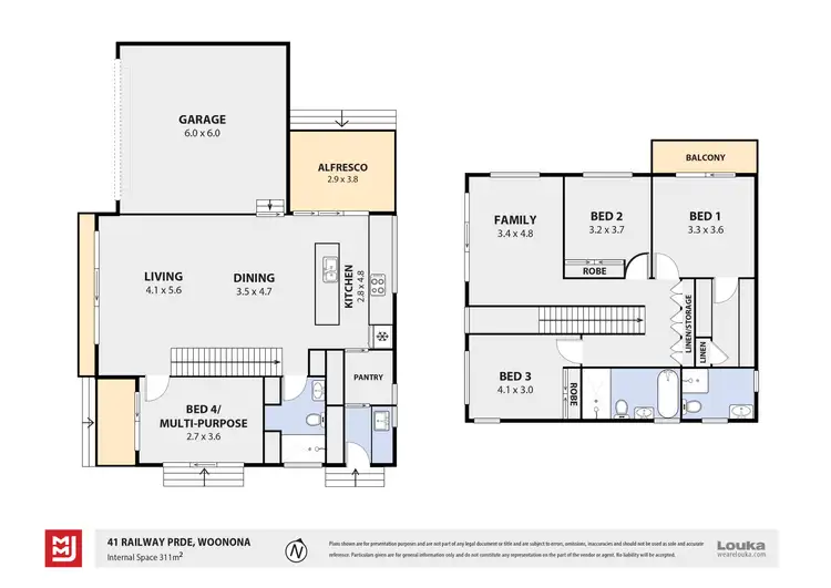 Floorplan of Homely house listing, 41 Railway Parade, Woonona NSW 2517
