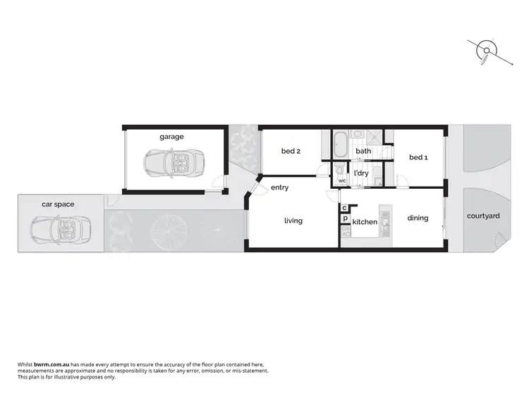 Floorplan of Homely townhouse listing, 9/21 Jessup Place, Phillip ACT 2606