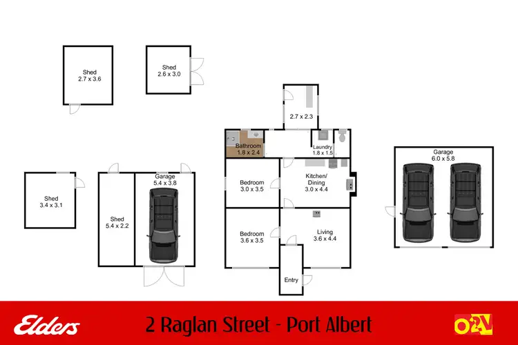 Floorplan of Homely house listing, 2 Raglan Street, Port Albert VIC 3971