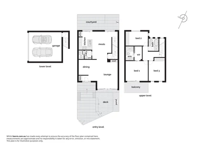 Floorplan of Homely townhouse listing, 4/59 Torrens Street, Braddon ACT 2612