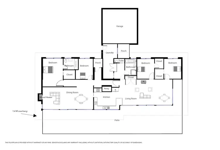 Floorplan of Homely house listing, 10. P. Dunlops Road, Tarwin Lower VIC 3956