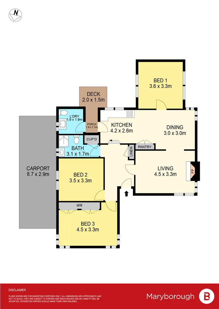 Floorplan of Homely house listing, 22 Duke Street, Avoca VIC 3467