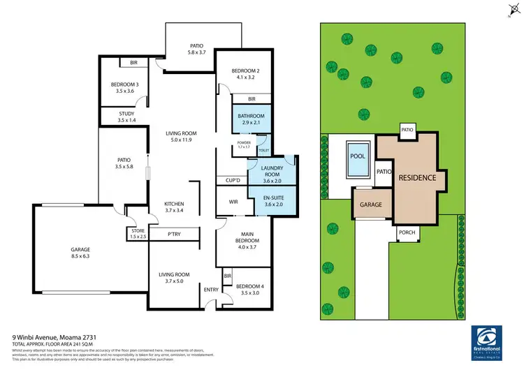 Floorplan of Homely house listing, 9 Winbi Avenue, Moama NSW 2731