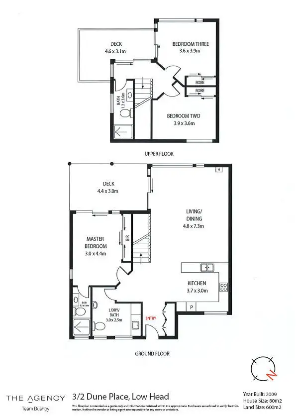 Floorplan of Homely villa listing, 3/2 Dune Place, Low Head TAS 7253