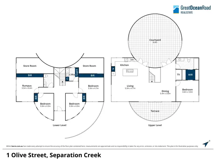 Floorplan of Homely house listing, 1 Olive Street, Separation Creek VIC 3234