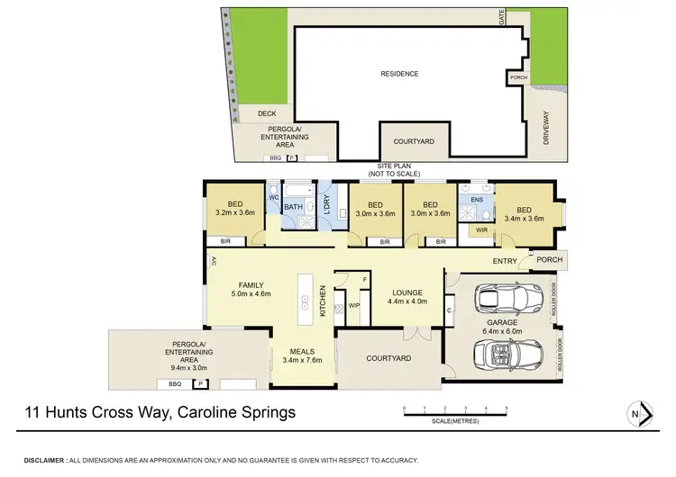 Floorplan of Homely house listing, 11 Hunts Cross Way, Caroline Springs VIC 3023