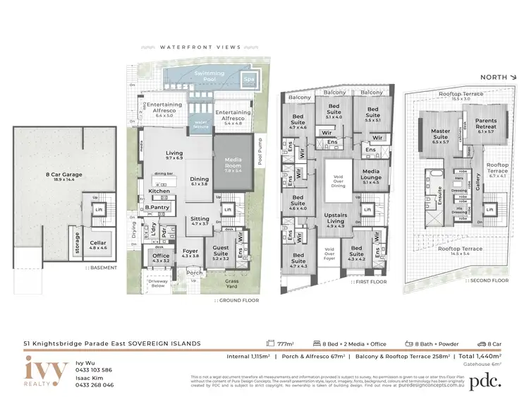 Floorplan of Homely house listing, 51 Knightsbridge Parade East, Sovereign Islands QLD 4216