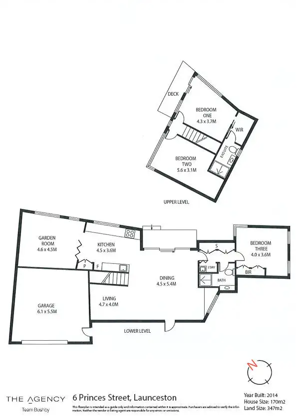 Floorplan of Homely house listing, 6 Princes Street, Launceston TAS 7250