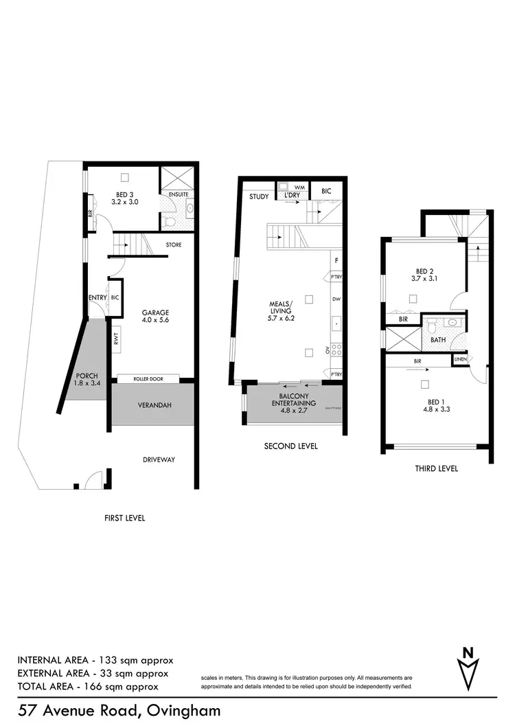 Floorplan of Homely townhouse listing, 53 Avenue Road, Ovingham SA 5082