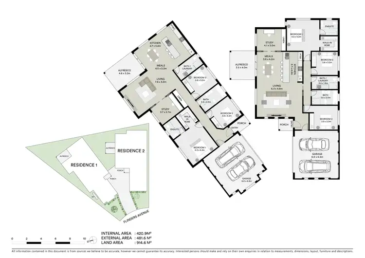 Floorplan of Homely land listing, 17 Flinders Avenue, Mudgee NSW 2850