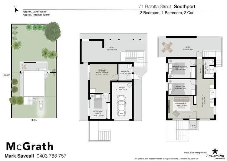 Floorplan of Homely house listing, 71 Baratta Street, Southport QLD 4215