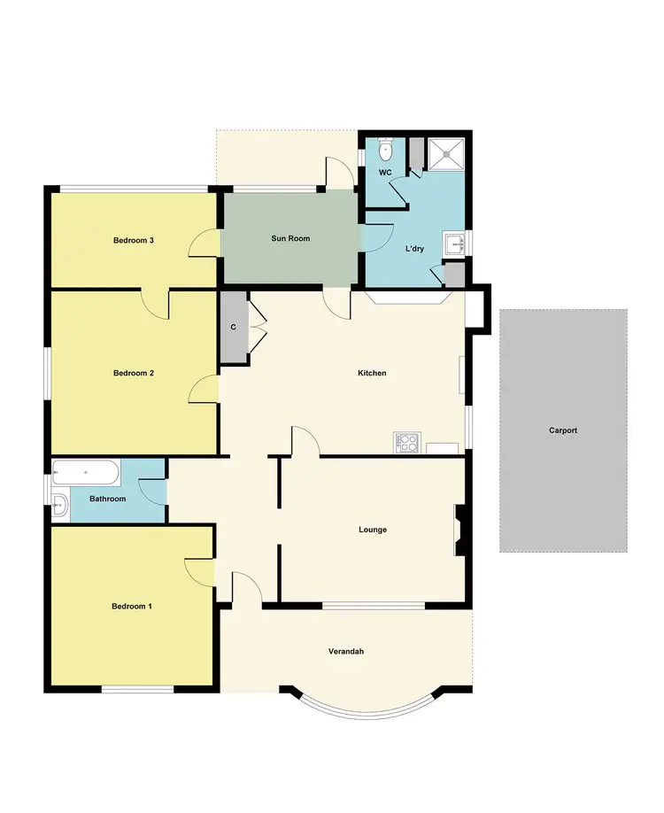 Floorplan of Homely house listing, 30 Alma Street, Maryborough VIC 3465