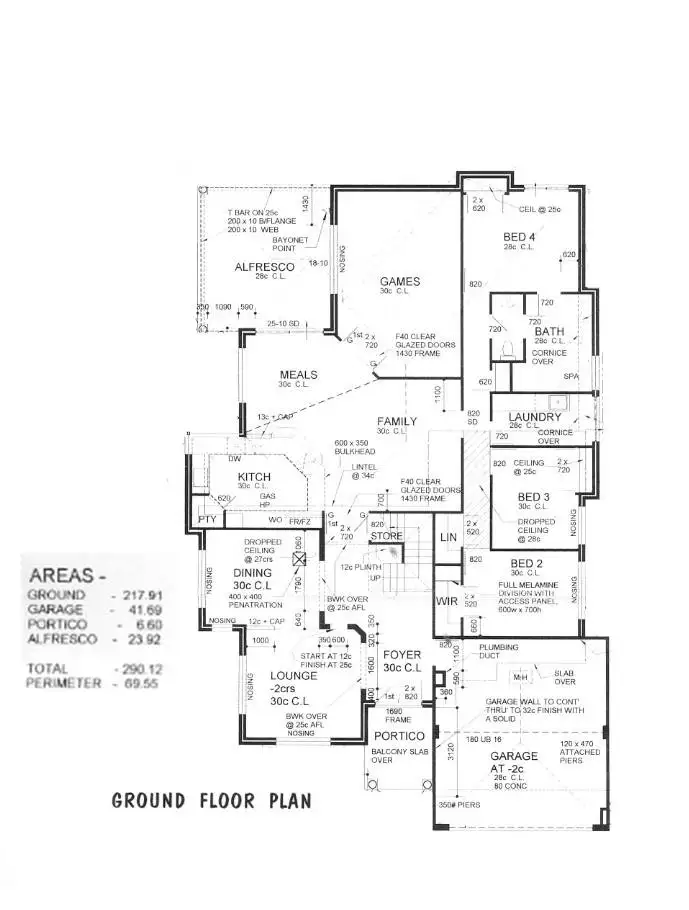 Floorplan of Homely house listing, 12 Luton Court, Canning Vale WA 6155