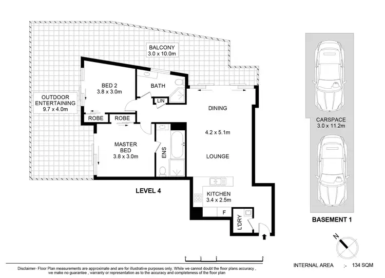 Floorplan of Homely apartment listing, 34/24-28 College Crescent, Hornsby NSW 2077